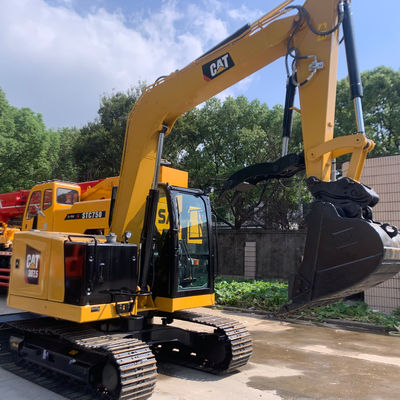 ক্রলার টাইপ ব্যবহৃত খননকারী CAT307.5 পুরানো ক্যাটারপিলার খননকারী ব্যাকহো বালতি সহ