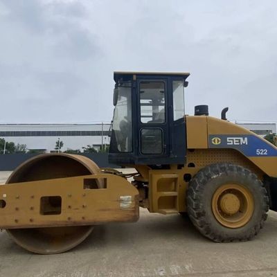 মেকানিক্যাল ড্রাইভ ব্যবহৃত রাস্তা রোলার SEM 522 সেকেন্ড হ্যান্ড রাস্তা কম্প্যাক্ট রোলার
