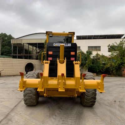 নির্ভরযোগ্য CAT 140H ব্যবহৃত মোটর গ্রেডার 138kW 2000rpm সেকেন্ড হ্যান্ড গ্রেডার নির্মাণের জন্য