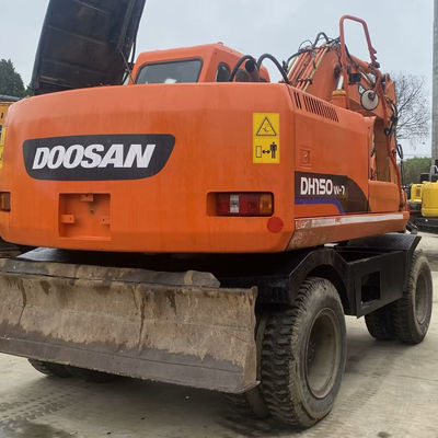 সিটি বিল্ডিং ব্যবহৃত DOOSAN Excavator Doosan 150w-7 সেকেন্ড হ্যান্ড হাইড্রোলিক Excavator